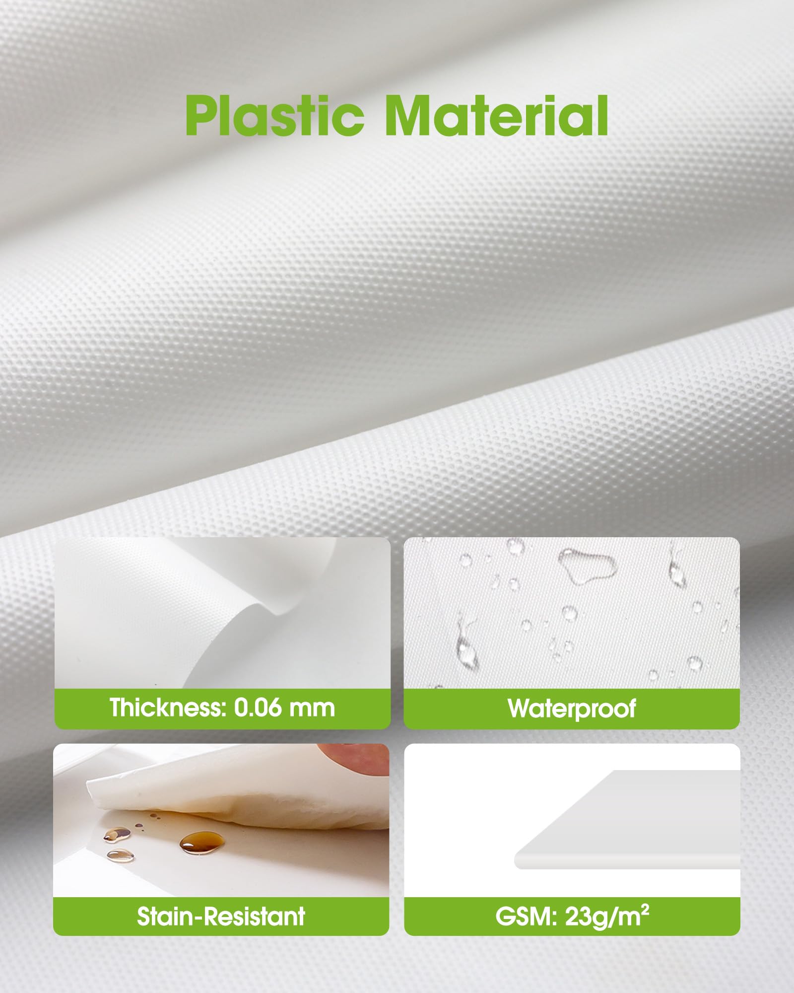 Pureegg tablecloth on a dining table for an elegant indoor dining setup