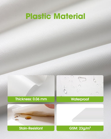Pureegg tablecloth on a dining table for an elegant indoor dining setup