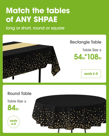Pureegg disposable 10-pack tablecloth for quick party setup and cleanup.
