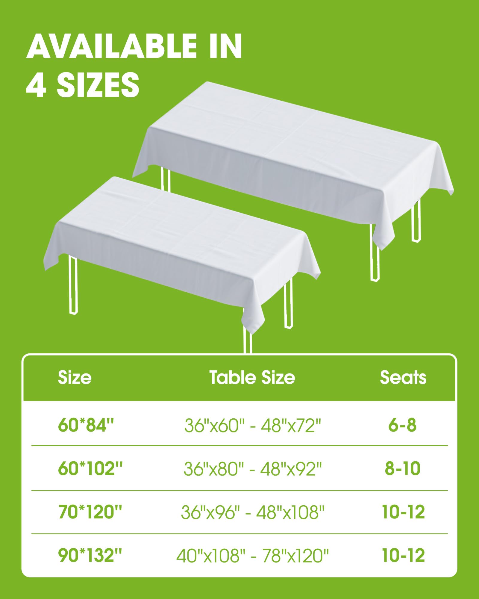 Indoor banquet table set with Pureegg cloth highlighting versatile design.