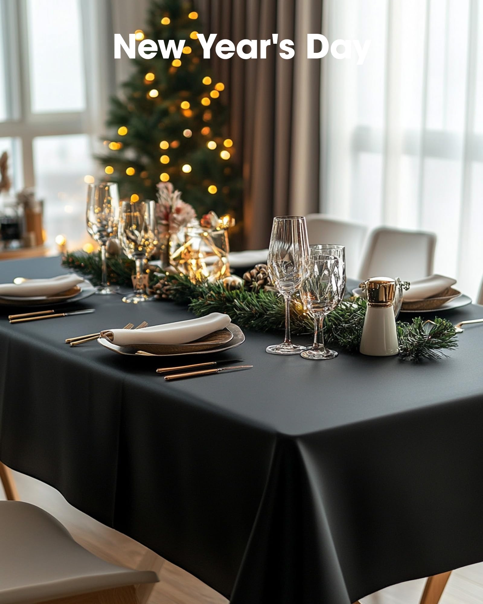 Pureegg tablecloth versatile for kitchen and dining tables