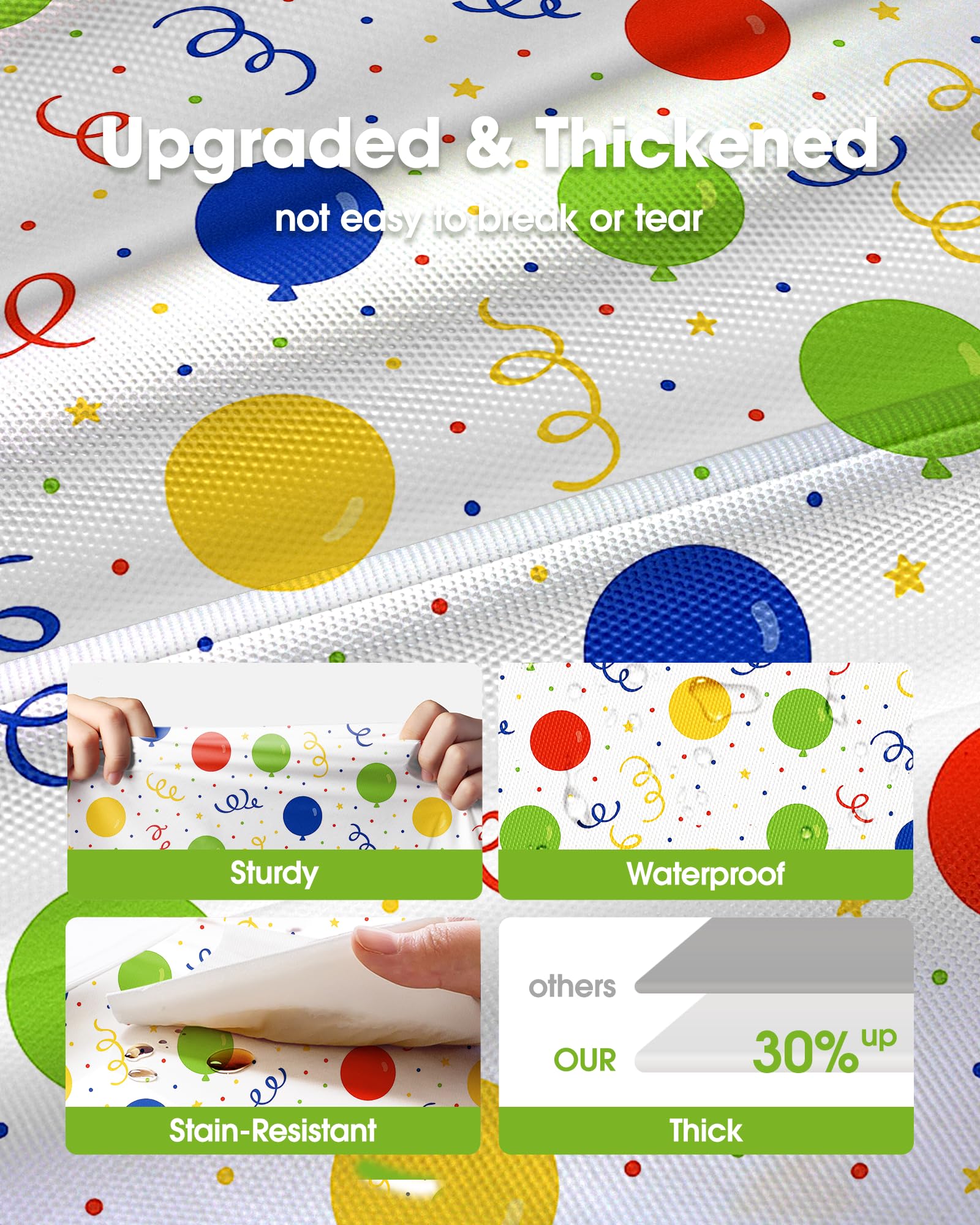 Pureegg leakproof tablecloth protects surfaces during meals and crafts.