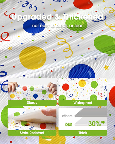 Pureegg leakproof tablecloth protects surfaces during meals and crafts.