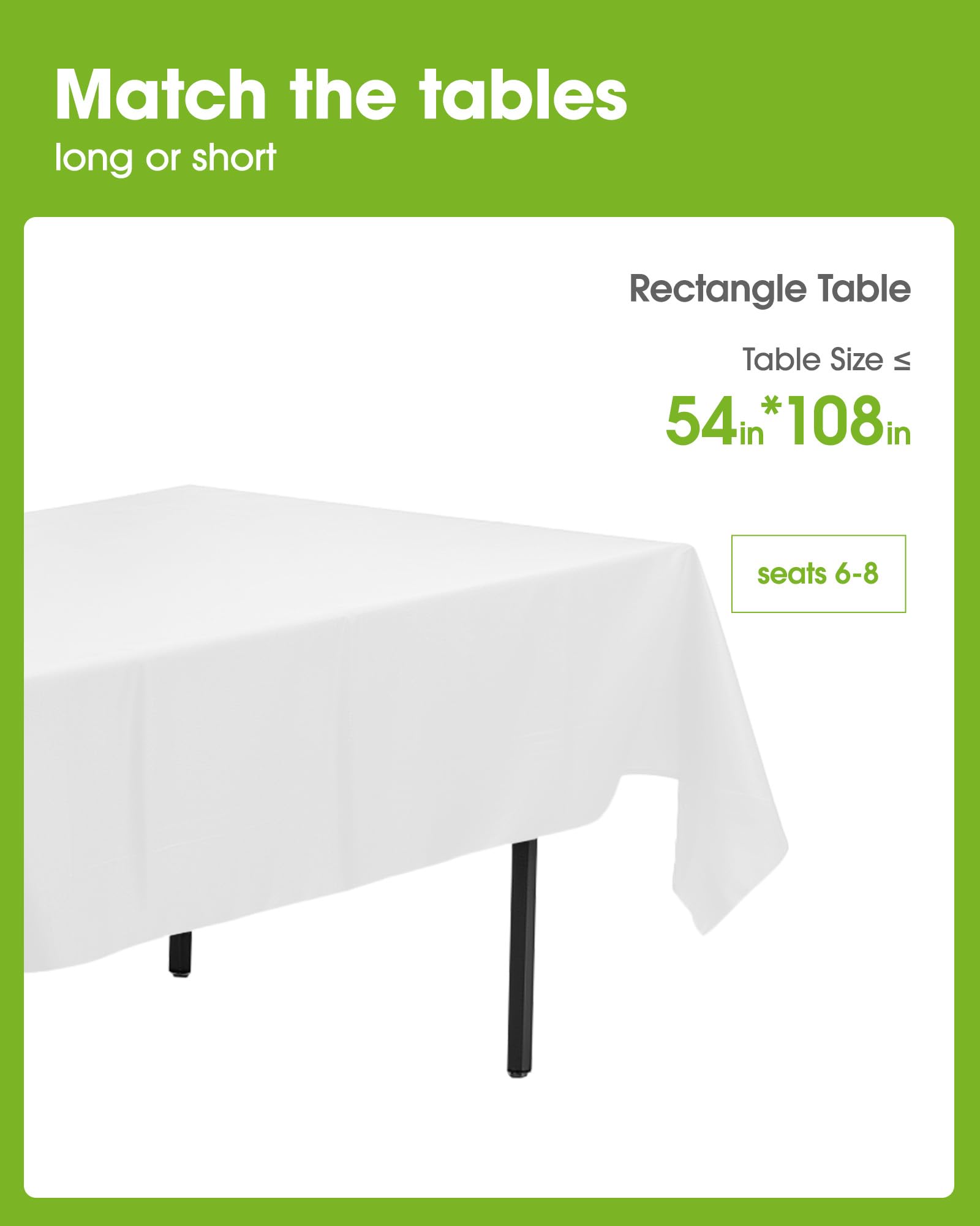 Close-up of Pureegg tablecloth material showing waterproof and stain-resistant surface