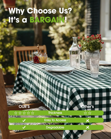 Pureegg 54x108 inch design fits most rectangular tables up to eight feet.