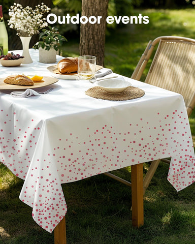 Pureegg tablecloth convenient for outdoor picnics and dining setups.