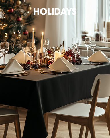 Pureegg tear-resistant tablecloth for busy serving periods.