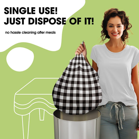 Pureegg waterproof and stain-resistant material protects surfaces during meals and celebrations.