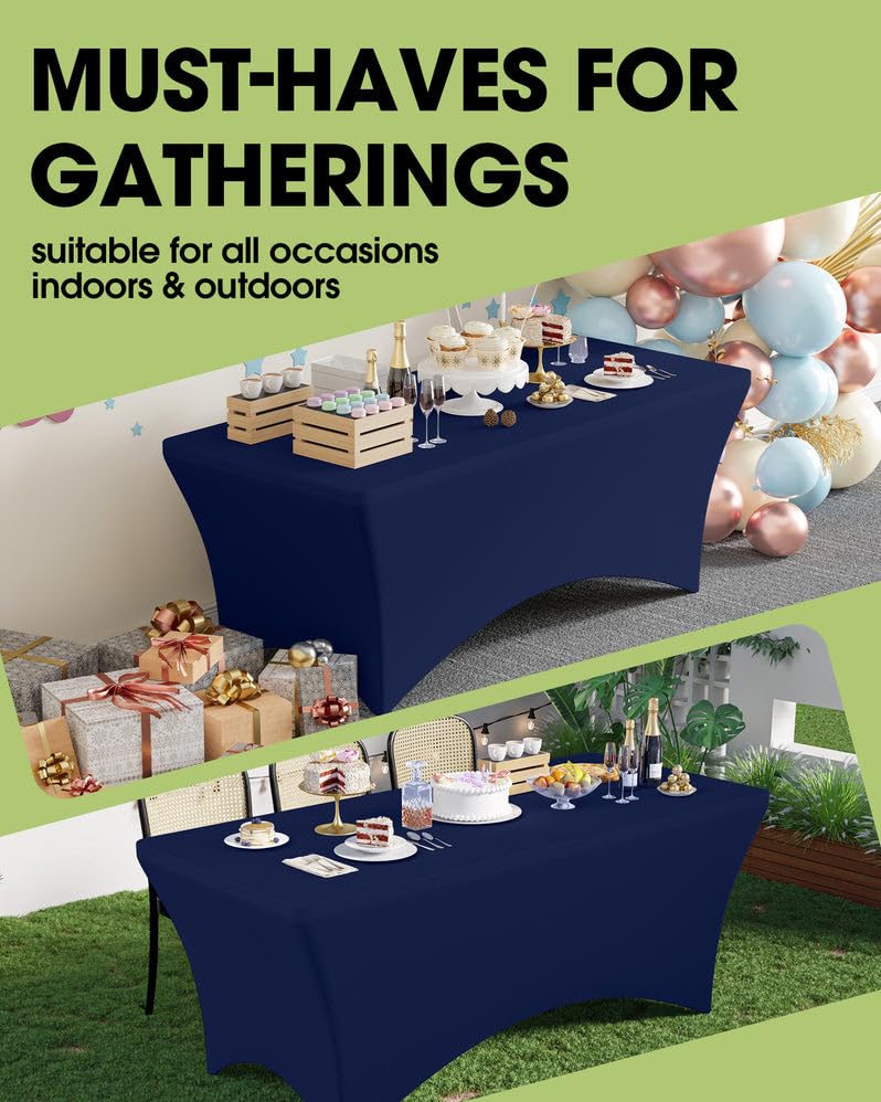 Pureegg wrinkle-resistant table cover cushions the table for weddings or banquets.