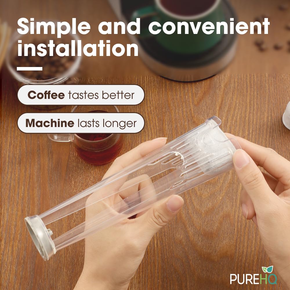 PUREHQ charcoal water filters 3-pack reduce impurities while preserving minerals