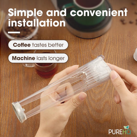PUREHQ charcoal water filters 3-pack reduce impurities while preserving minerals
