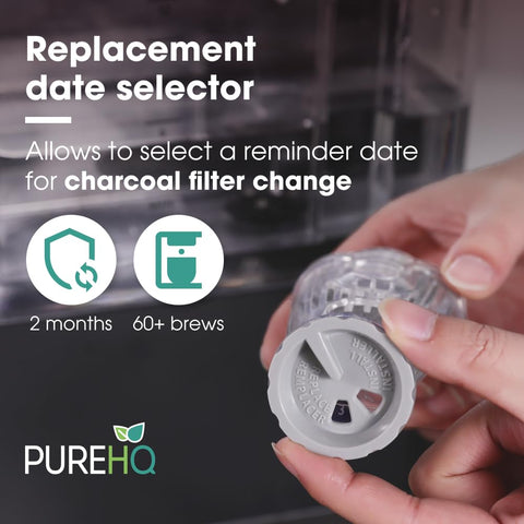 PUREHQ easy replacement design makes maintenance quick and mess-free