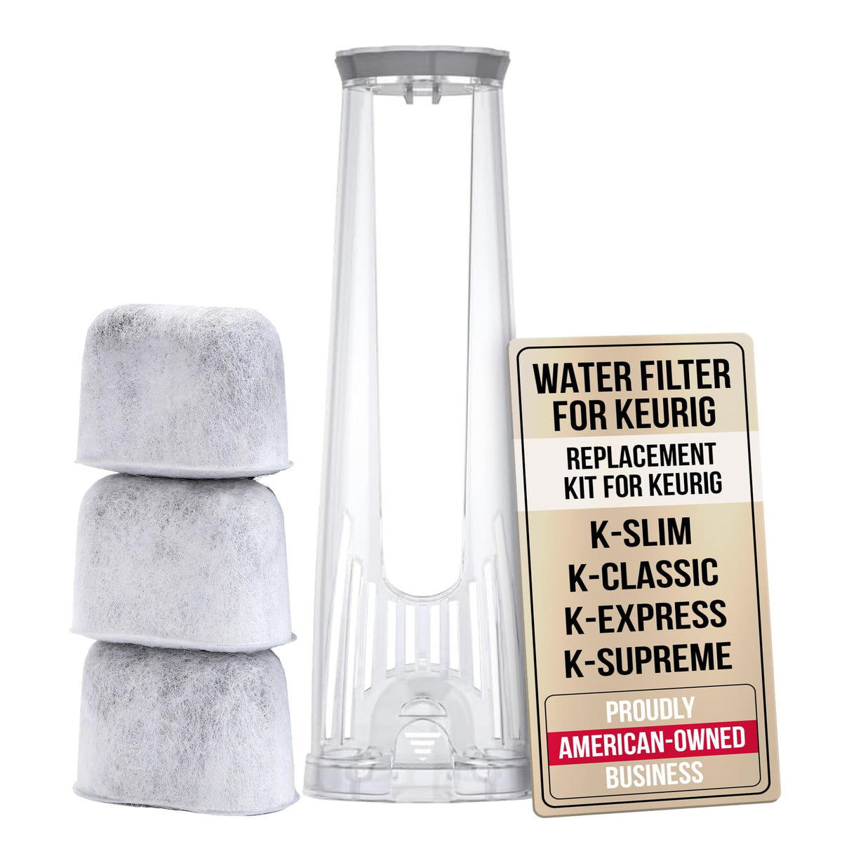 PUREHQ Keurig starter kit side reservoir for easy setup and clean water flow