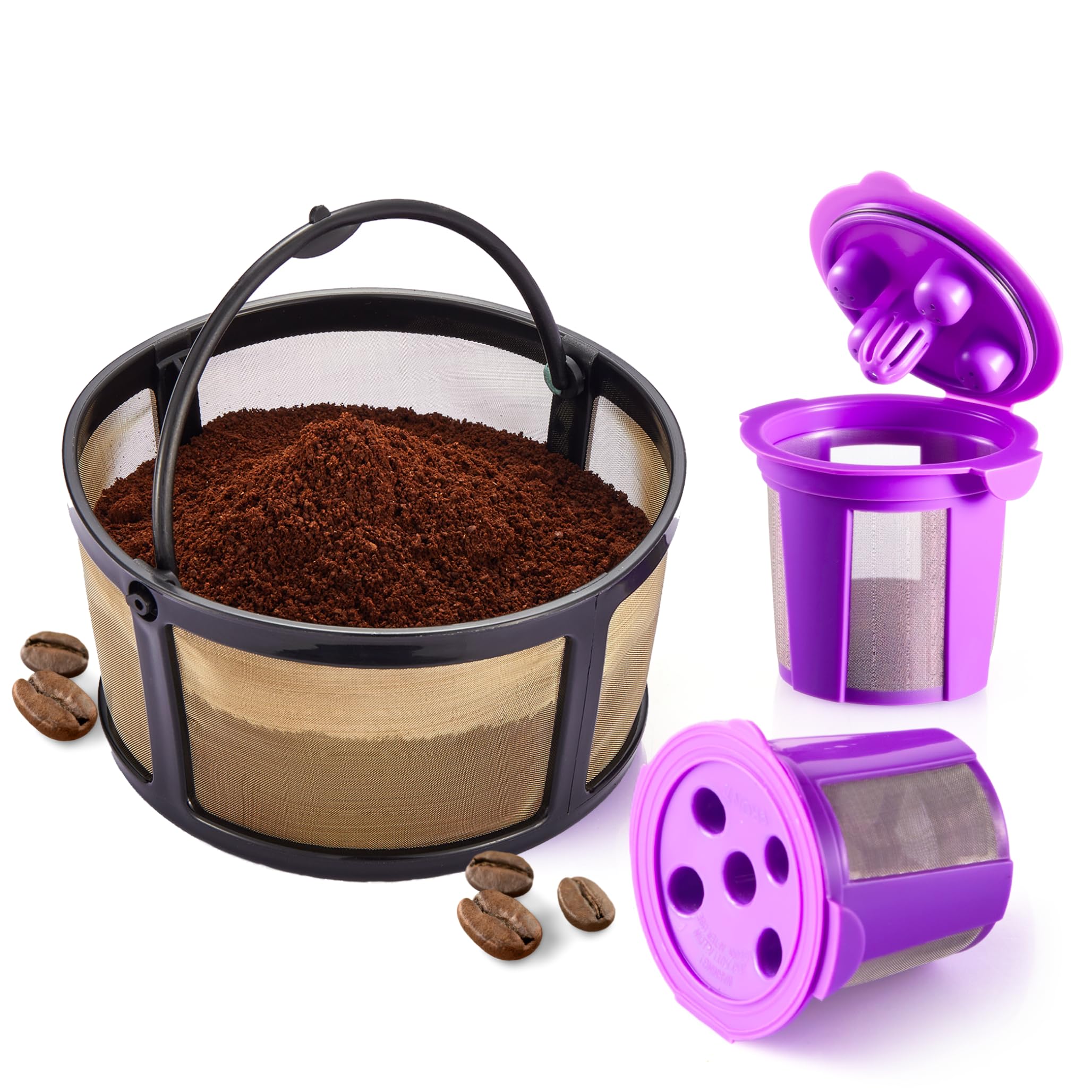 PUREHQ reusable mesh filter basket for Keurig K Duo