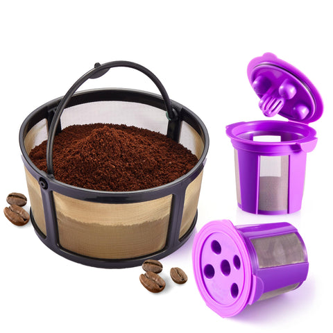 PUREHQ reusable mesh filter basket for Keurig K Duo