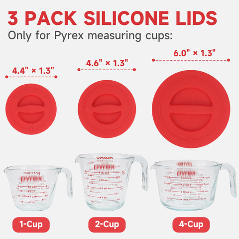 Purekra 2-cup Pyrex lid providing a secure seal during pouring