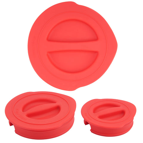 Purekra lid for Anchor Hocking 1-cup glass measuring cup; snug seal helps keep contents fresh.