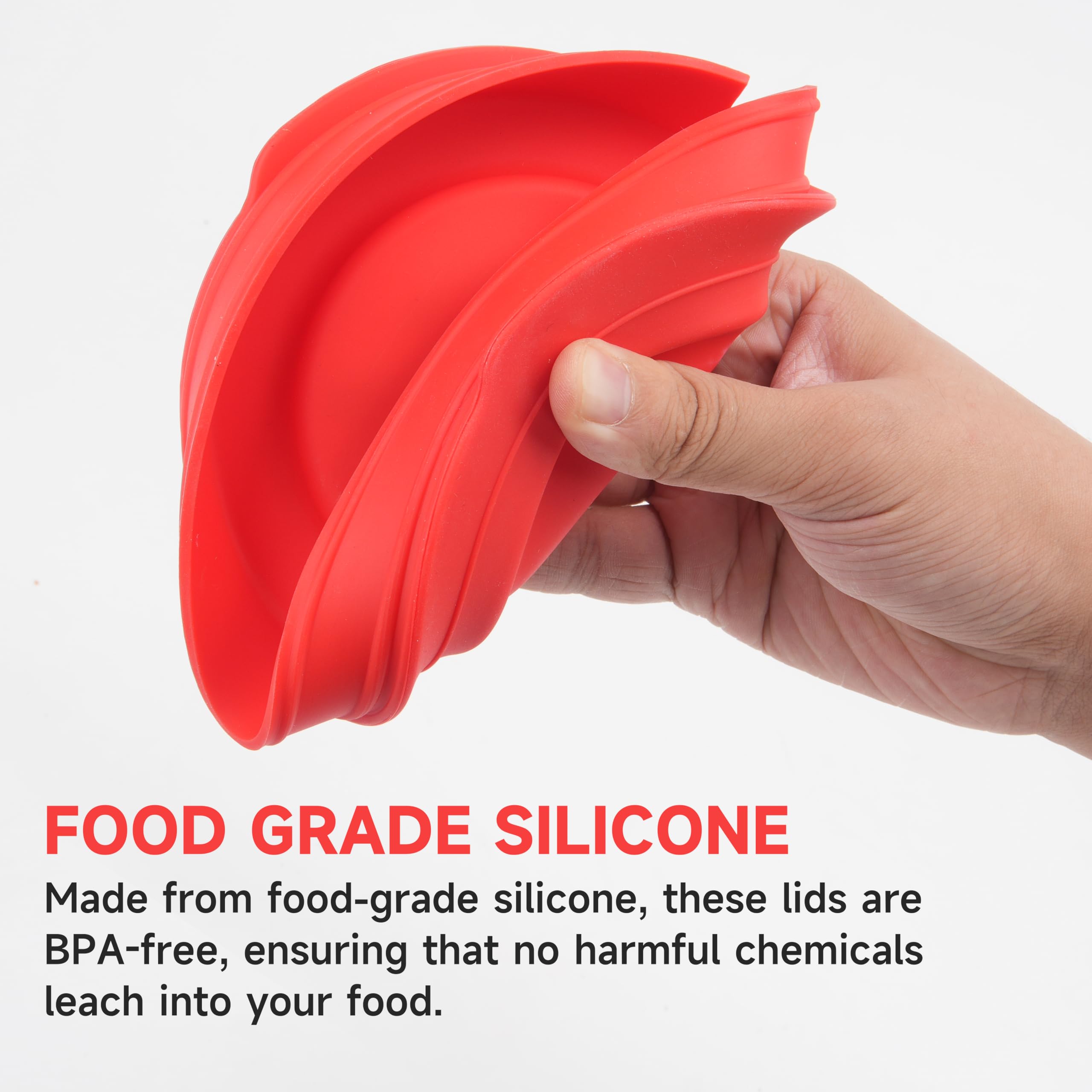 Purekra lid is microwave-safe; convenient reheating with the lid in place.