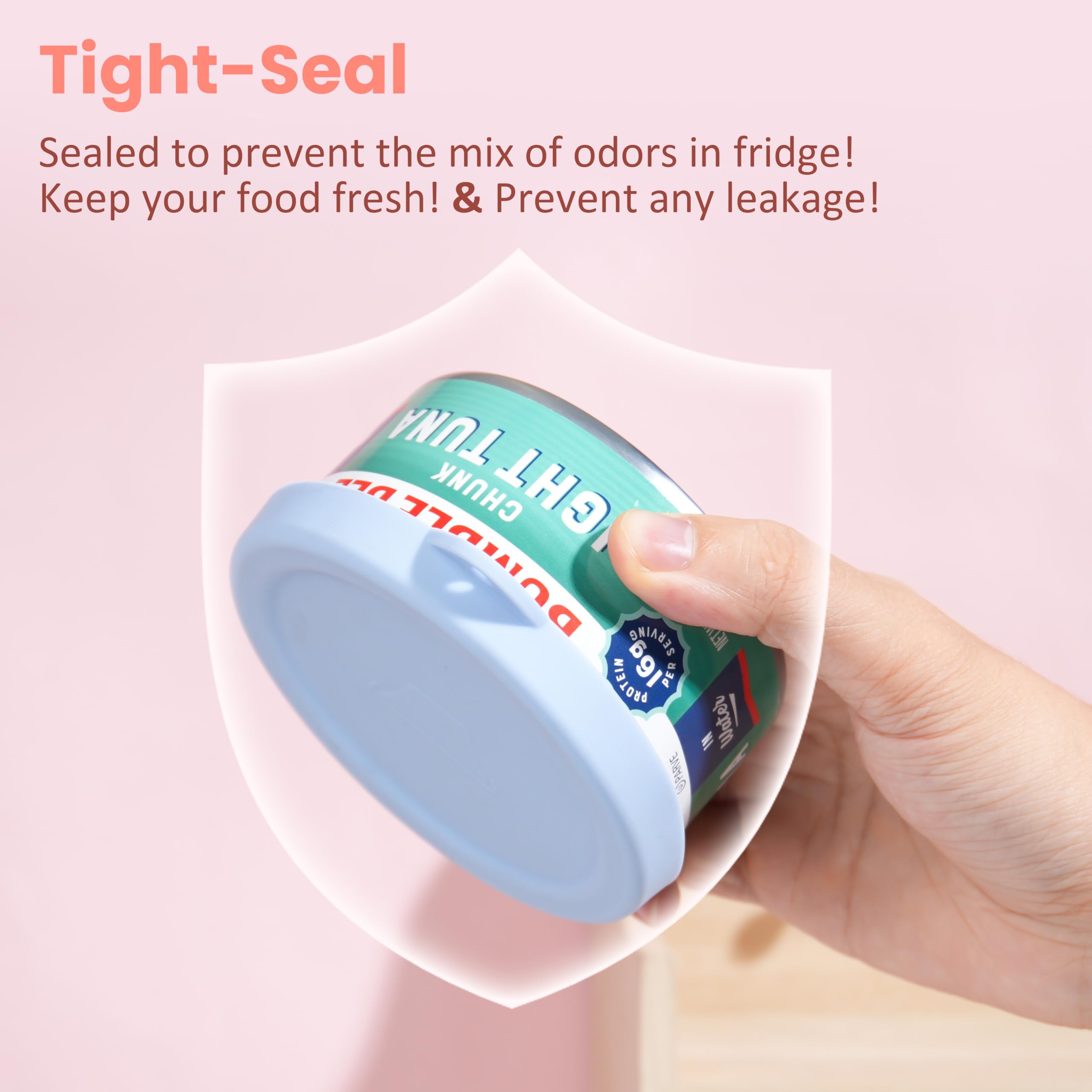 Purekra silicone can lid heat-resistant 446f maintains seal under temperature shifts.