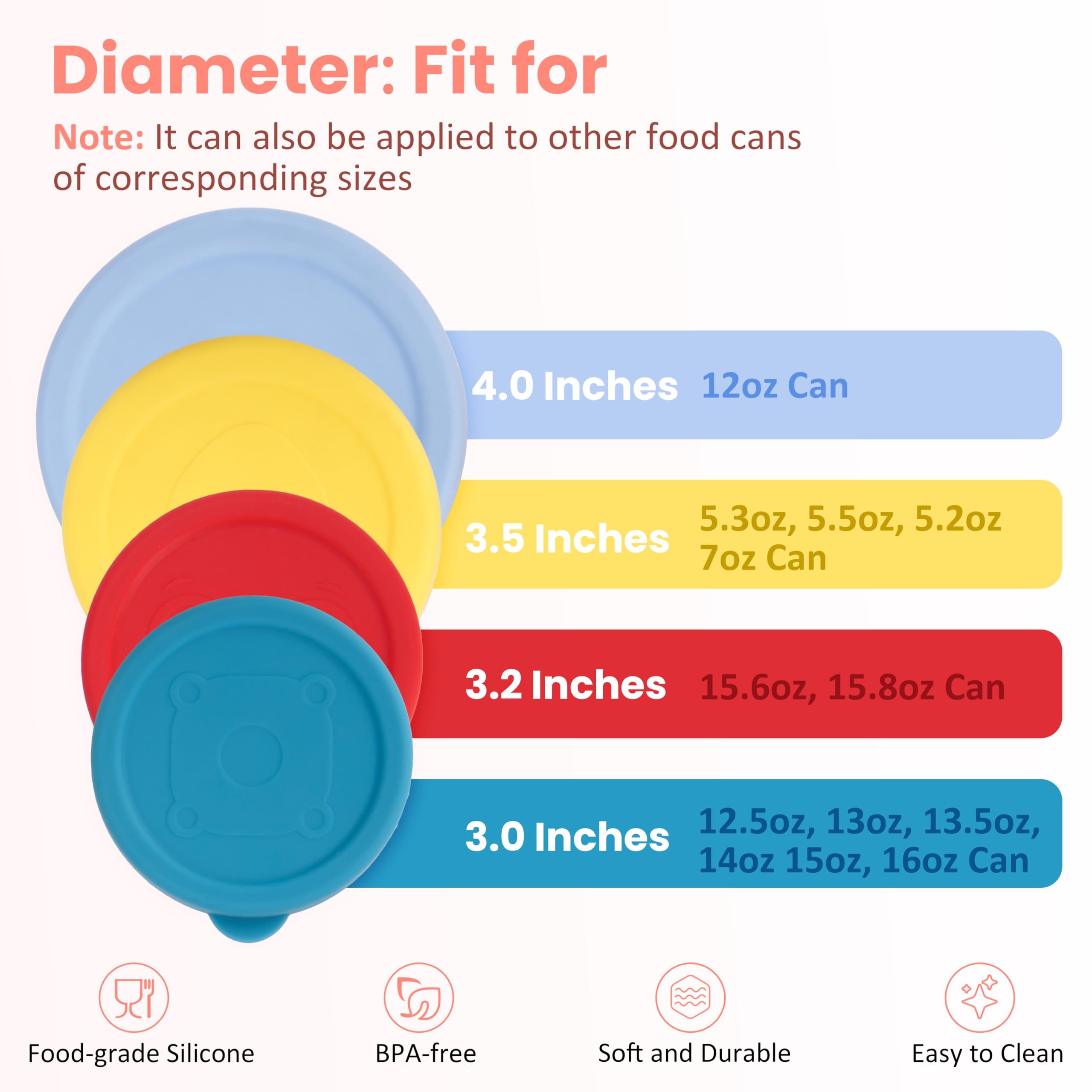 Purekra silicone can lid tight seal 12oz ensures leak-free storage and odor protection.