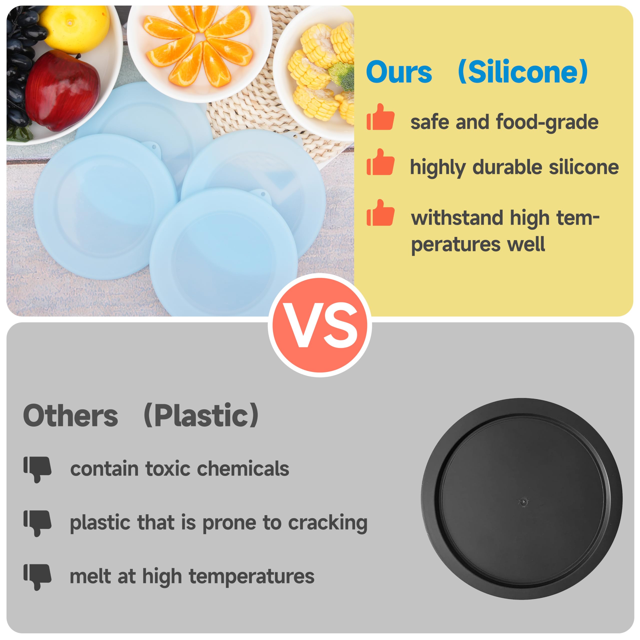 Purekra lid fits securely, reducing spills during daily meals