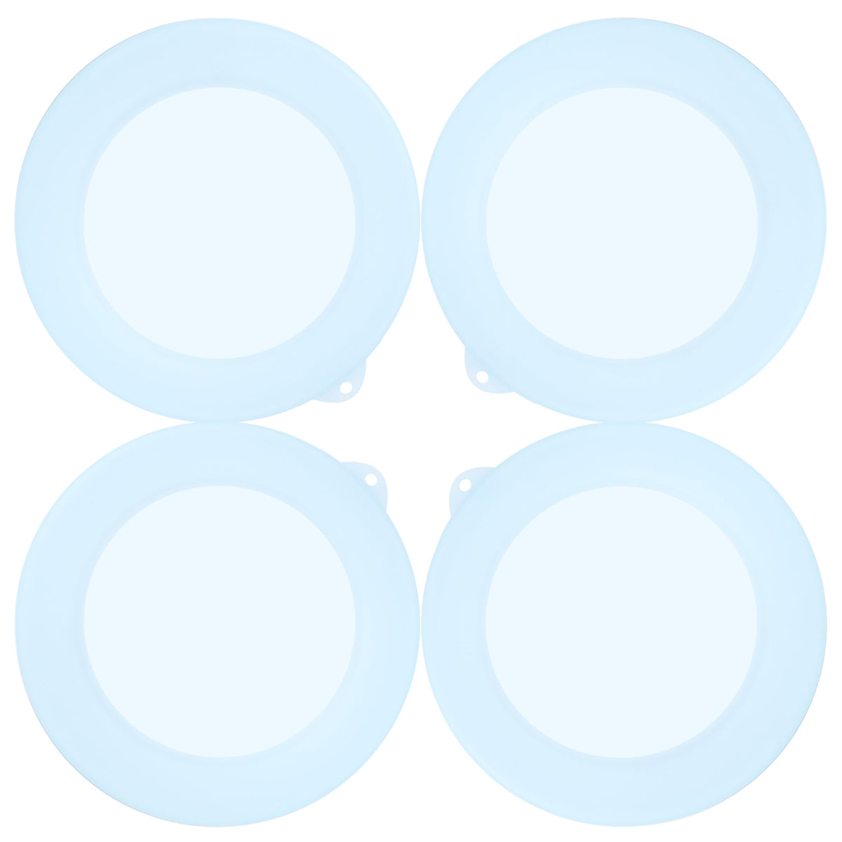 Purekra silicone lid on Corelle 18-oz bowl demonstrates a leakproof seal for spill-free storage