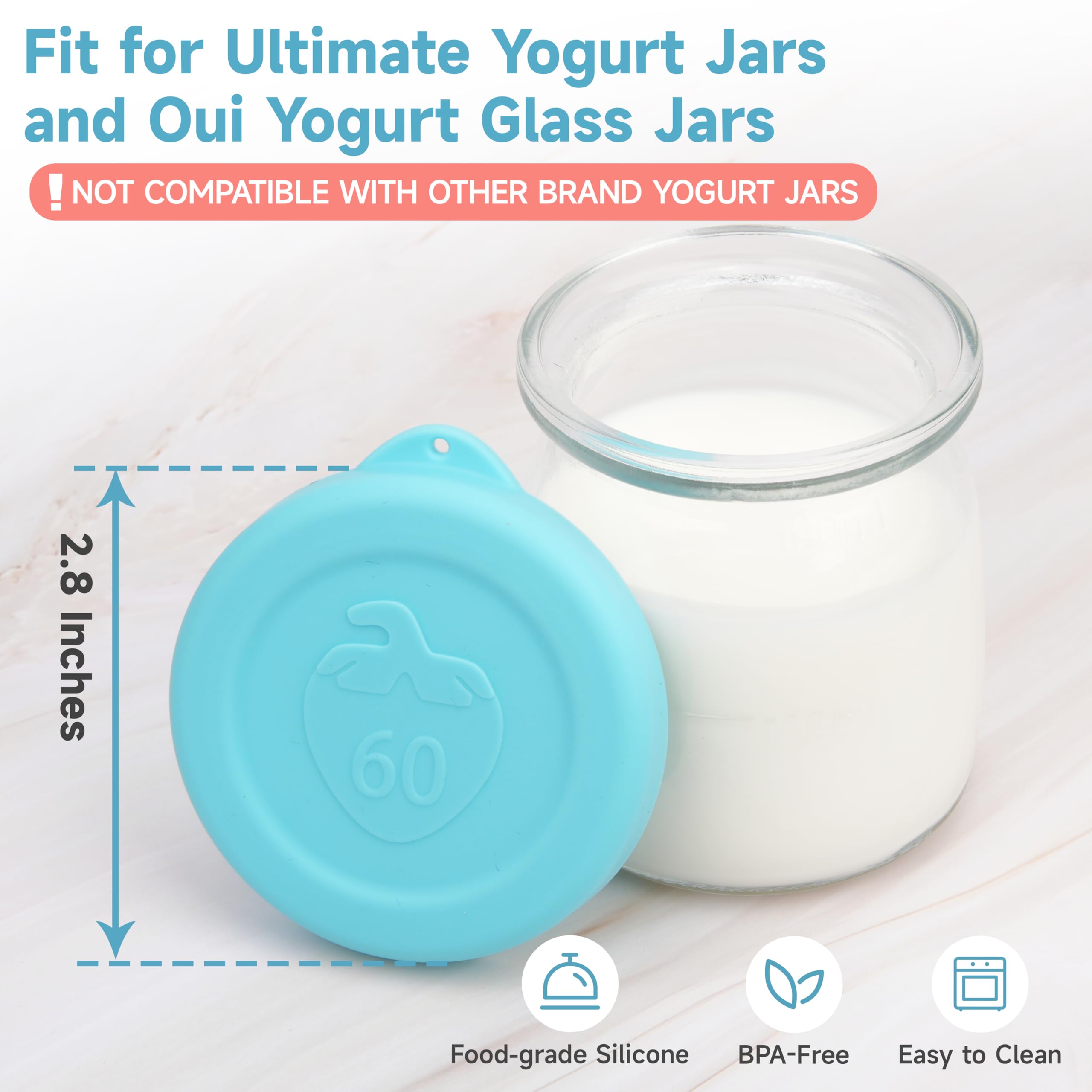 Purekra silicone lids with snug-fit design for secure, leak-free storage.