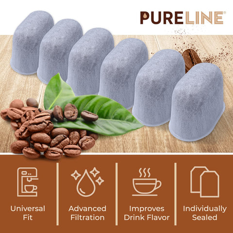 Pureline Keurig filter uses micromesh material for durable filtration and jam-free operation.