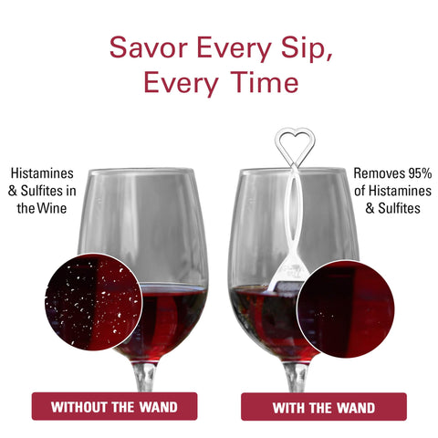 PureWine wand-twist-off-charms features easy glass-tracking for entertaining guests.