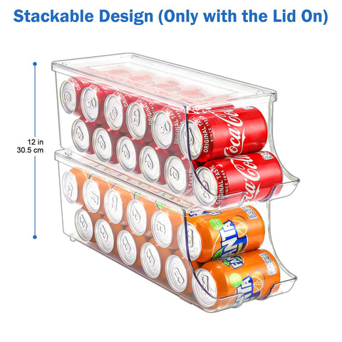 Puricon transparent box blends with any kitchen or pantry decor.