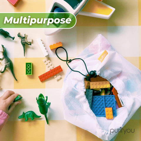 Purifyou extra-large 12x17 bags ideal for bulk items.