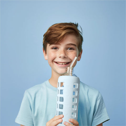 Purifyou set on a kitchen counter shows dishwasher-safe feature.