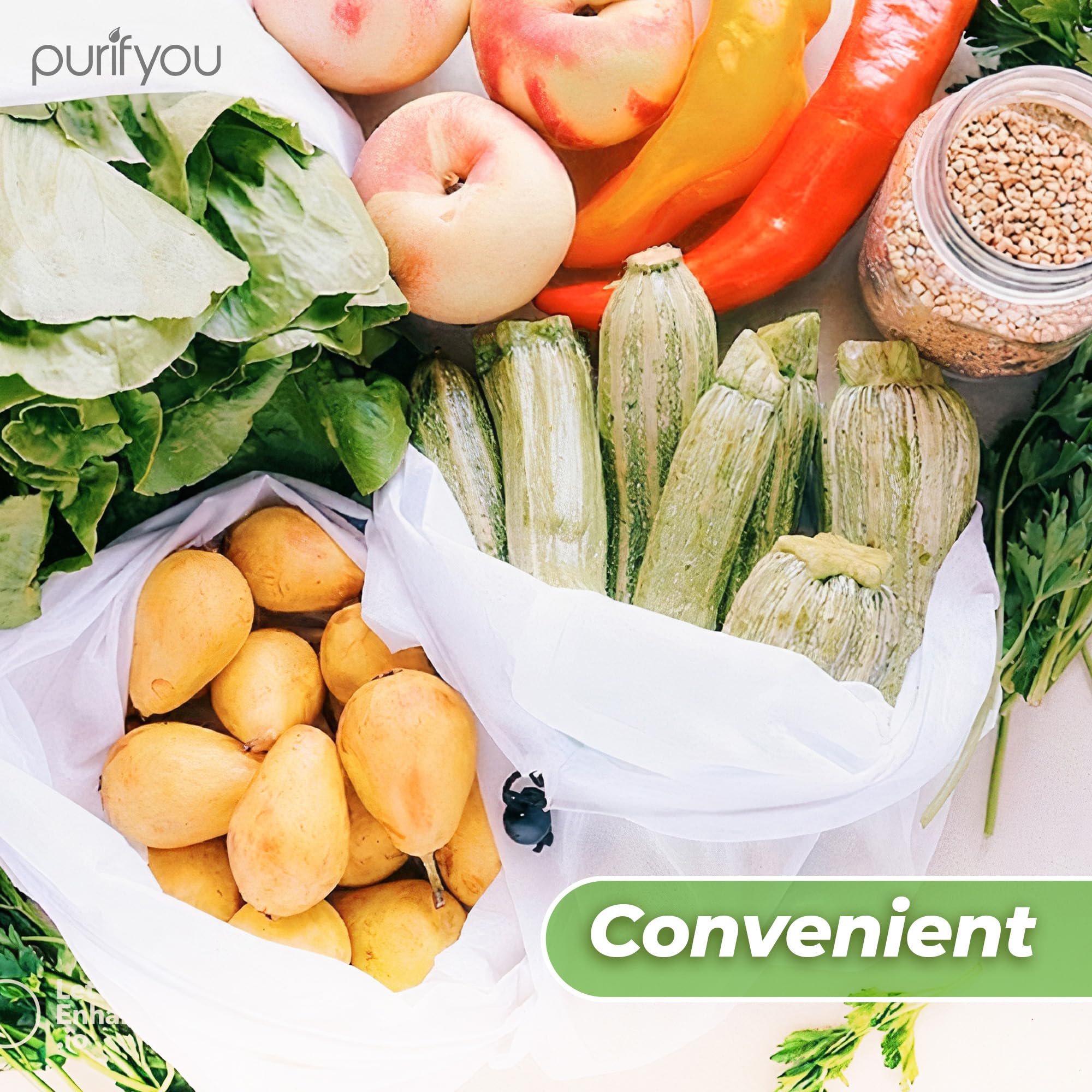 Purifyou tare-tag design speeds checkout and sorting.