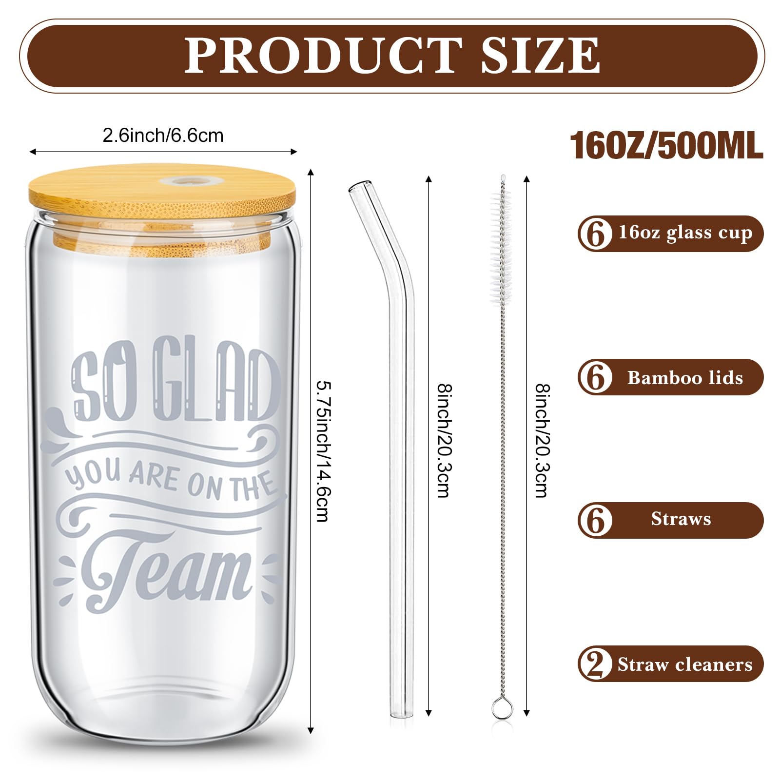 Purpeak can-shaped glass cups with lids for secure transport of beverages.