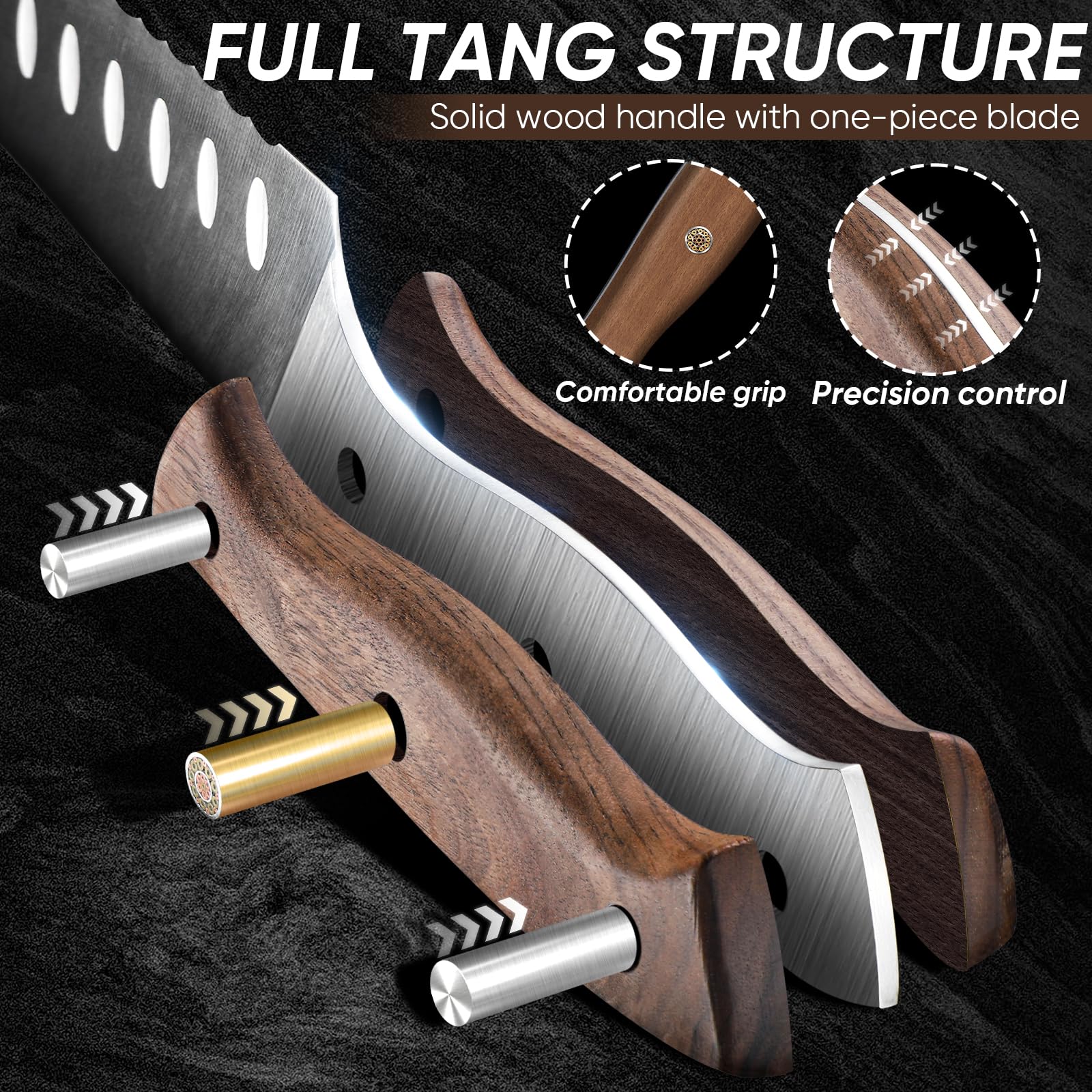 Purple Dragon knife cutting fruits and vegetables for versatile prep