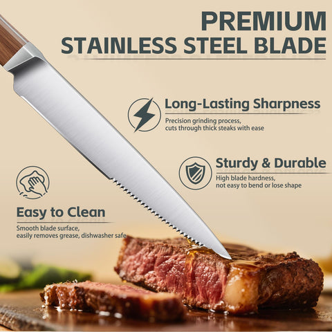 Purple Dragon ergonomic riveted pakkawood handle reduces wrist strain during extended service.