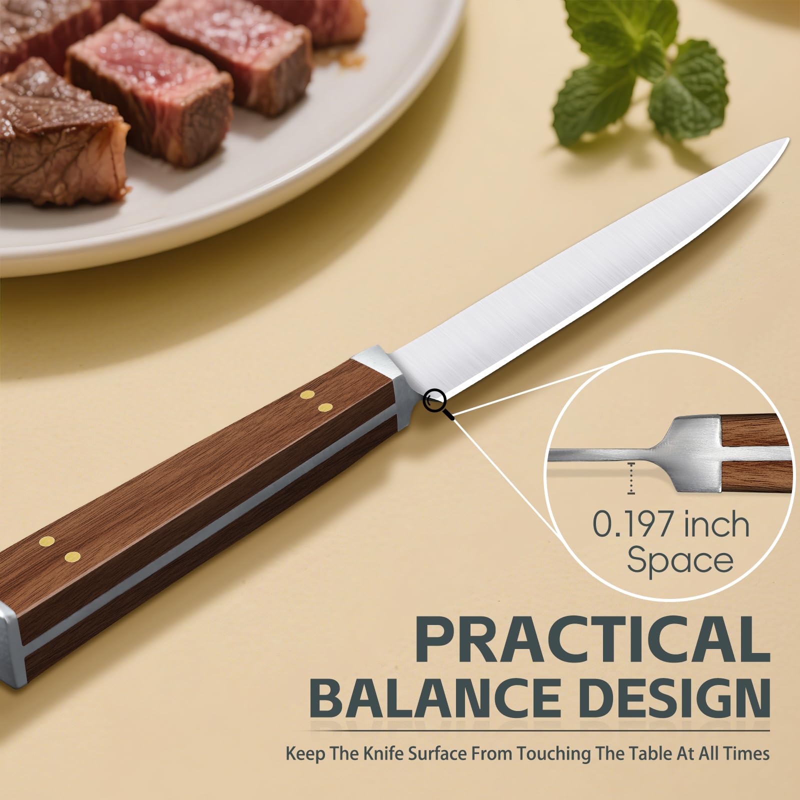 Purple Dragon hygienic blade-suspension design reduces contact with surfaces.