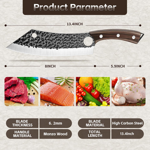Purple Dragon wooden monzo handle provides comfortable grip and reduced fatigue