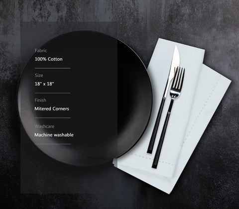 PurpleEssences everyday table linen napkins offering sturdy cotton and practical care.