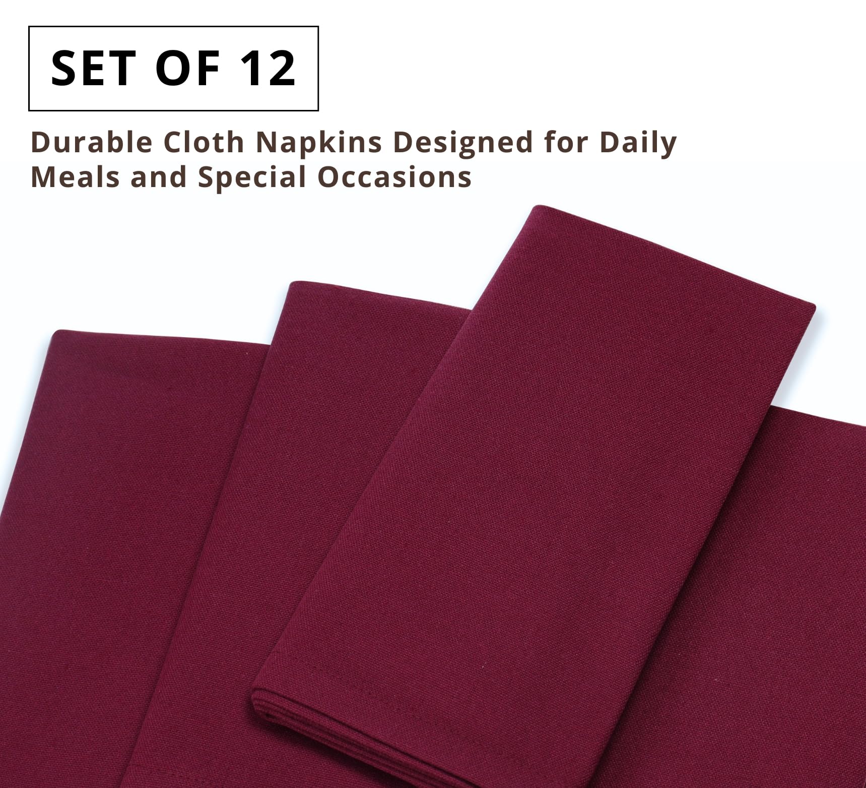 PurpleEssences burgundy napkins styled for a fall Thanksgiving table