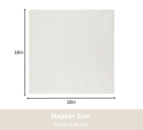 PurpleEssences napkins with mitered corners add refined table detail.