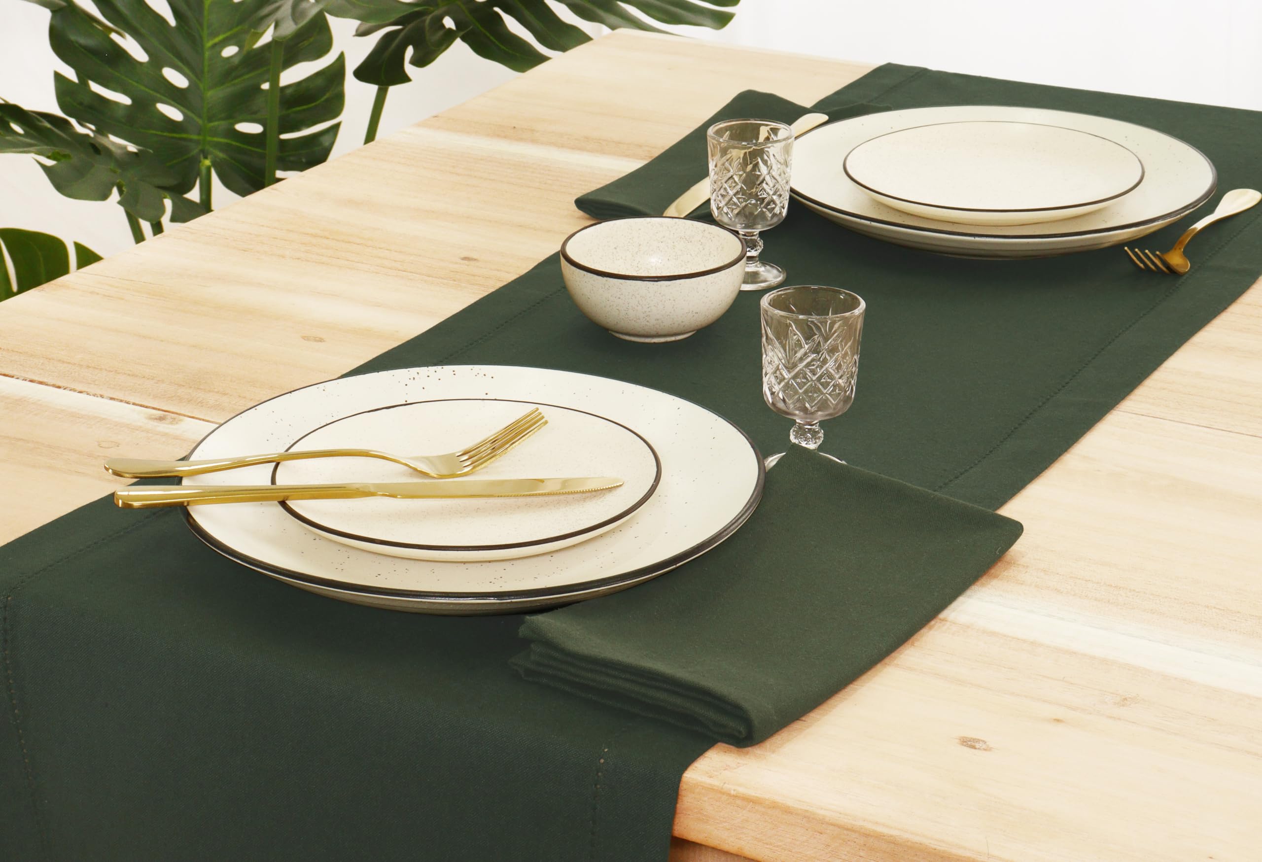 PurpleEssences washed cotton napkins showing durable feel