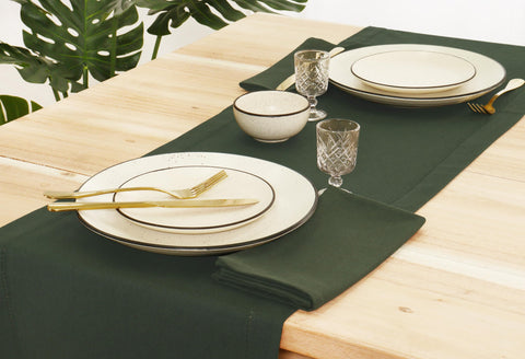 PurpleEssences washed cotton napkins showing durable feel