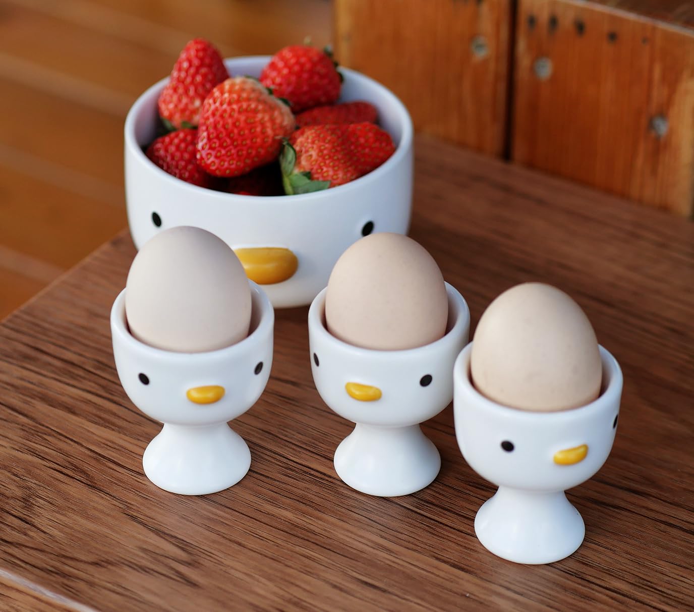 PURROOM cute egg cups for festive home gatherings and meals.