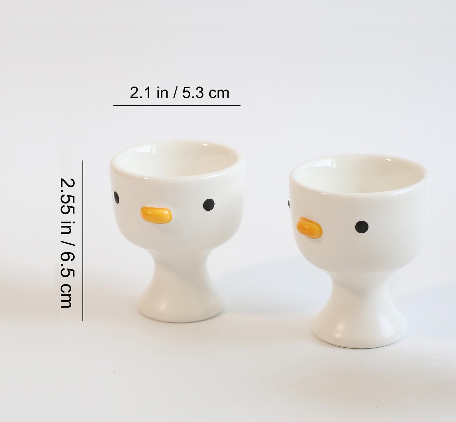 PURROOM microwave-safe porcelain egg holder for quick servings.