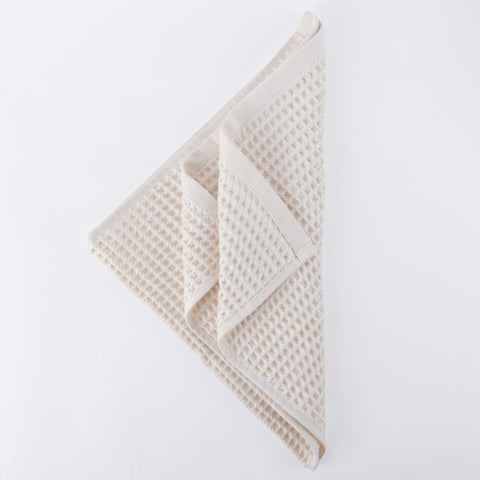 PÜSKÜL modern waffle weave towel adds chic kitchen look