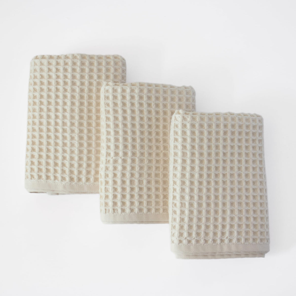 PÜSKÜL waffle towel with soft-absorbent fibers for daily drying