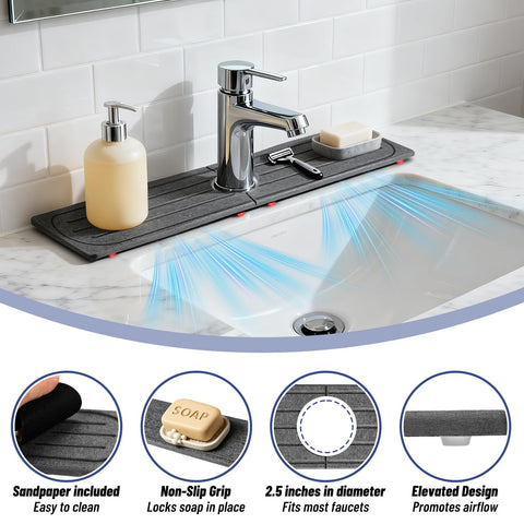 Puxinargo minimalist aesthetic complements modern kitchen or bath.