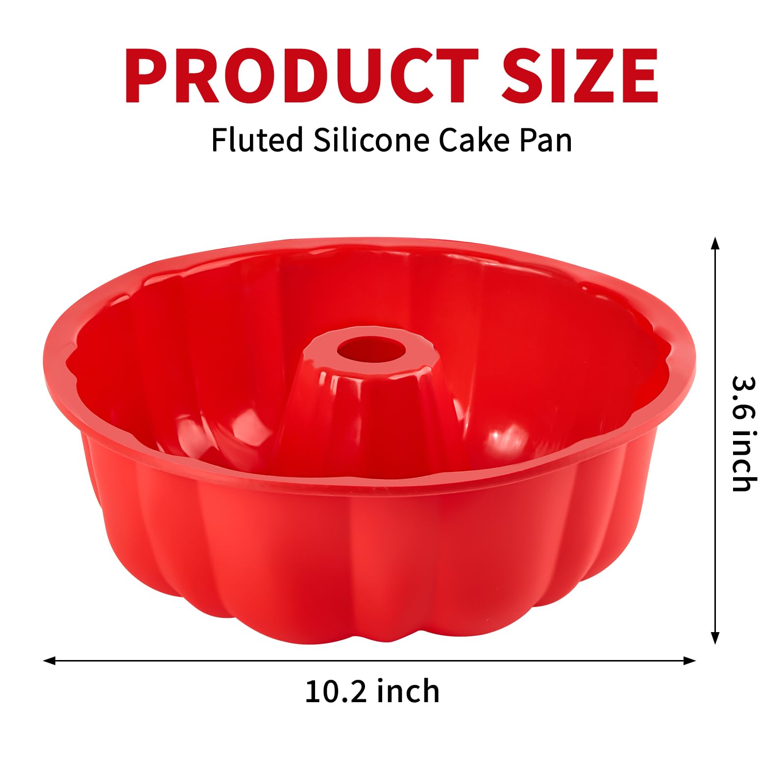 Puyeipt silicone baking molds for cake, brownies, and monkey bread, versatile treats.
