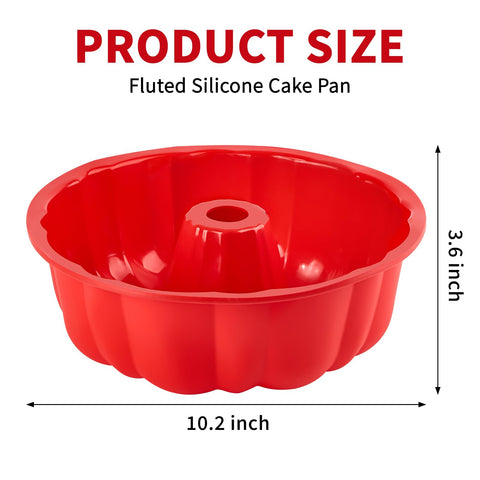 Puyeipt silicone baking molds for cake, brownies, and monkey bread, versatile treats.